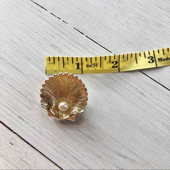 Trio of Golden Pearl Fashion Dress Pins Brooches - Picture 9 of 10